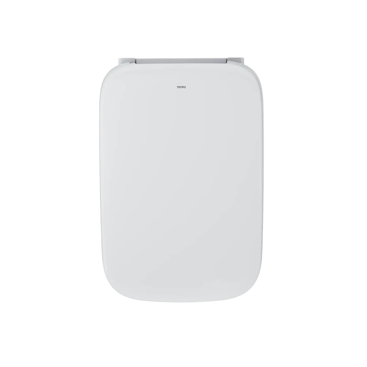Top-down view of the TOTO NEOREST WX1 integrated bidet toilet with the lid closed