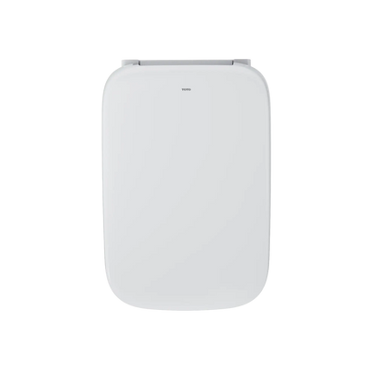 Top-down view of the TOTO NEOREST WX1 integrated bidet toilet with the lid closed
