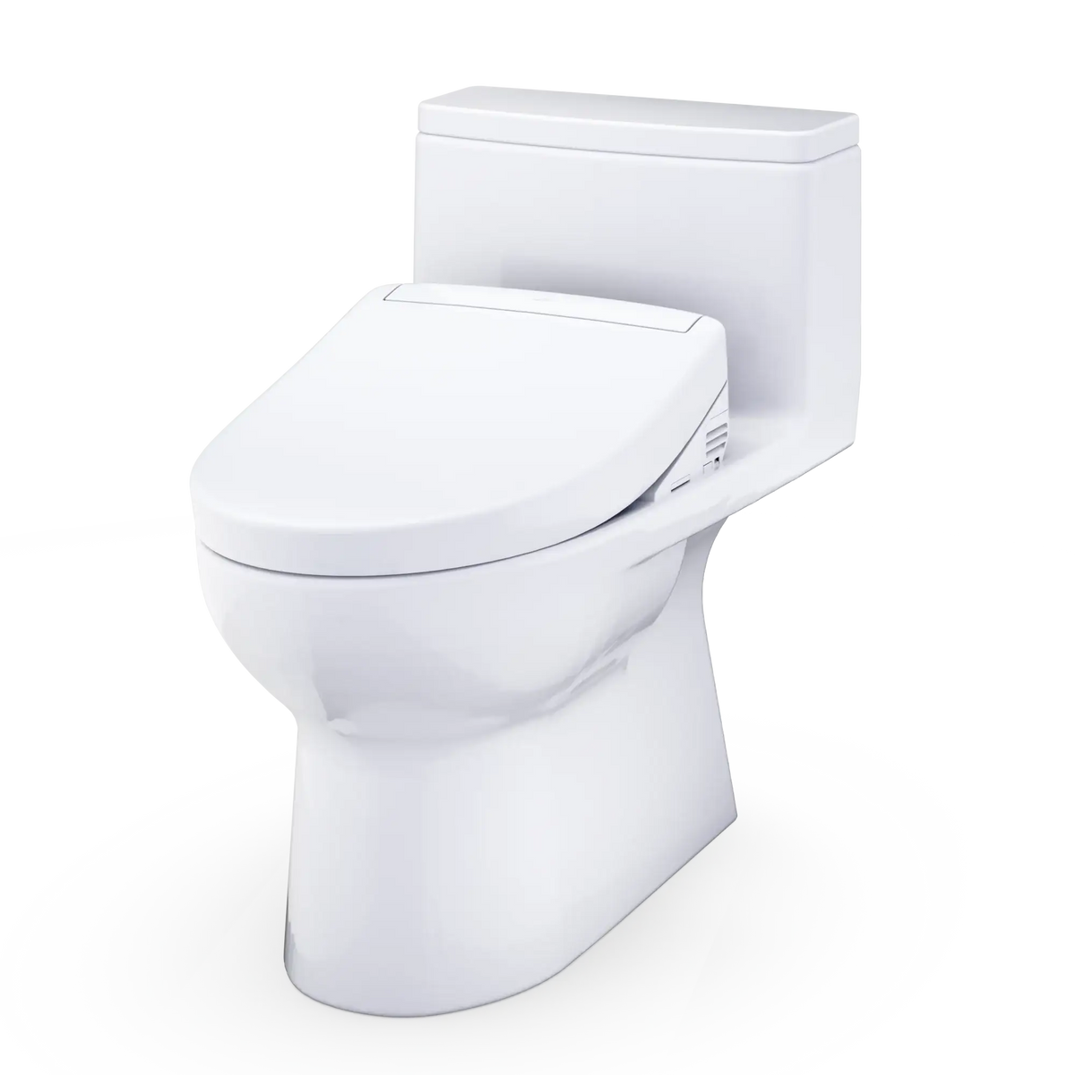 TOTO Redington 1G WASHLET+ S5 One-Piece Elongated 1.0 GPF Universal Height Toilet MW6723446CUFG#01