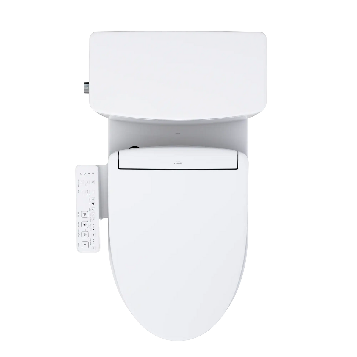 TOTO Glaston WASHLET+ S2 Two-Piece Elongated 1.28 GPF Universal Height Toilet MW4723346CEFG#01