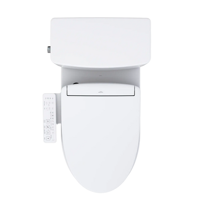 TOTO Glaston 1G WASHLET+ S2 Two-Piece Elongated 1.0 GPF Universal Height Toilet MW4723346CUFG#01