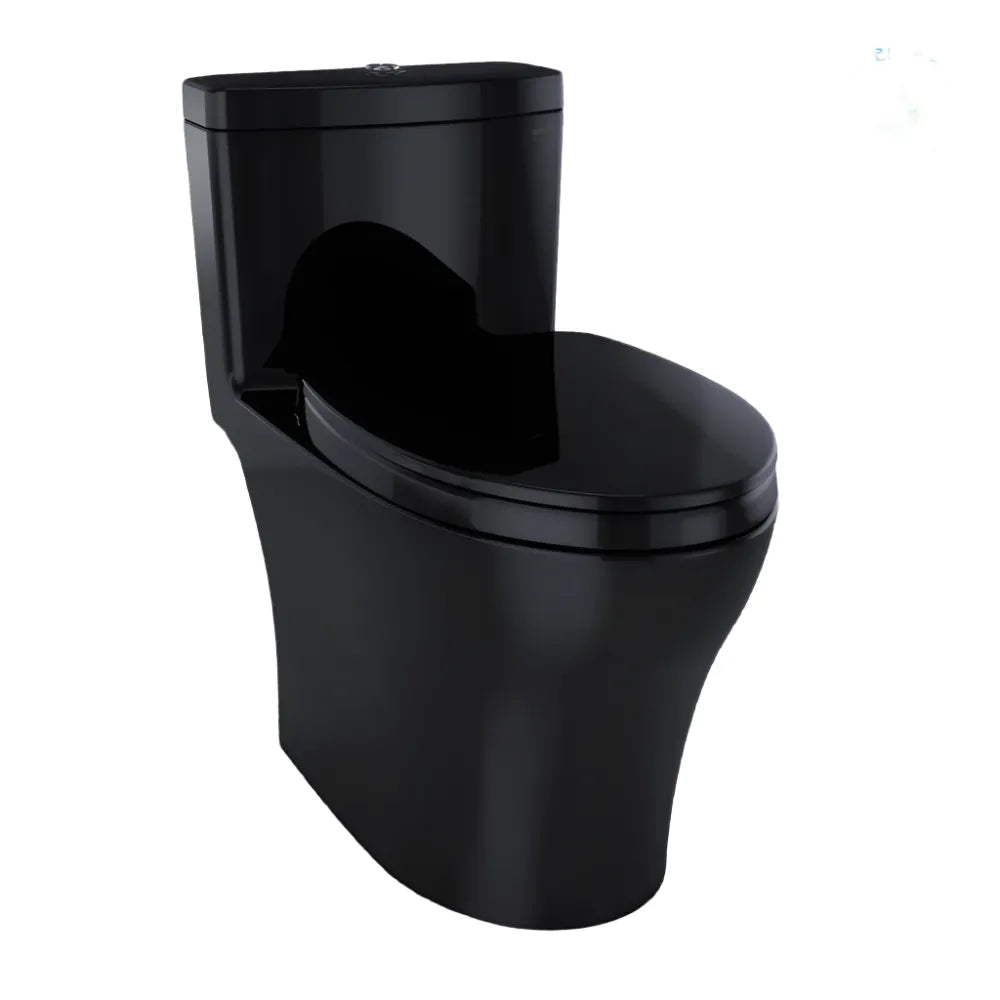 TOTO Aquia IV One-Piece Dual Flush 1.28 and 0.9 GPF Universal Height Toilet WASHLET+ Ready MS646124CEMFGN#01 - EverFlow Bidets