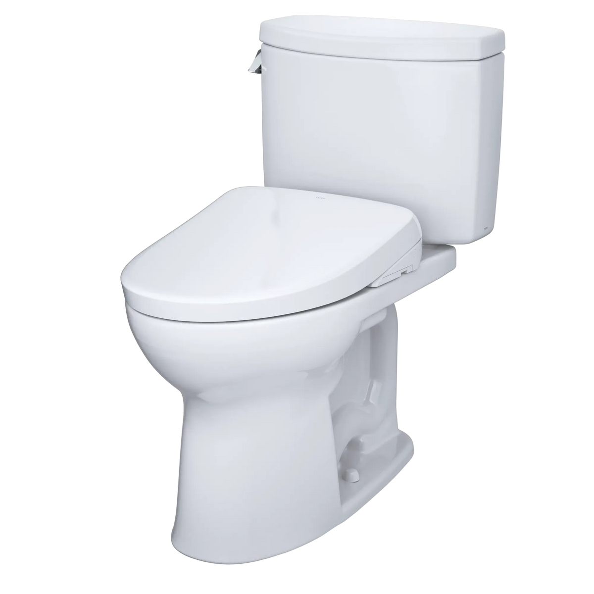 TOTO Drake II 1G Two-Piece 1.0 GPF Universal Height Toilet and S7A Bidet Seat MW4544736CUFG#01
