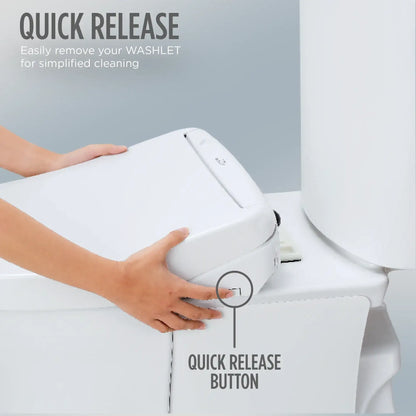 TOTO WASHLET KS5 Electronic Bidet Toilet Seat with Instantaneous Water Heating and Self-Cleaning Wand SW3216#01