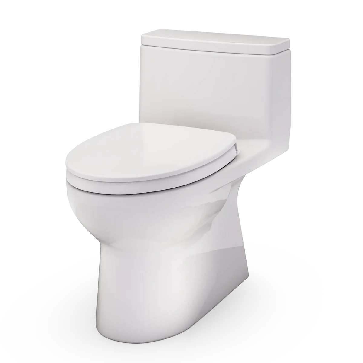 TOTO Redington One-Piece Elongated 1.0 GPF WASHLET+ Ready Universal Height Toilet with CEFIONTECT MS672124CUFG#12