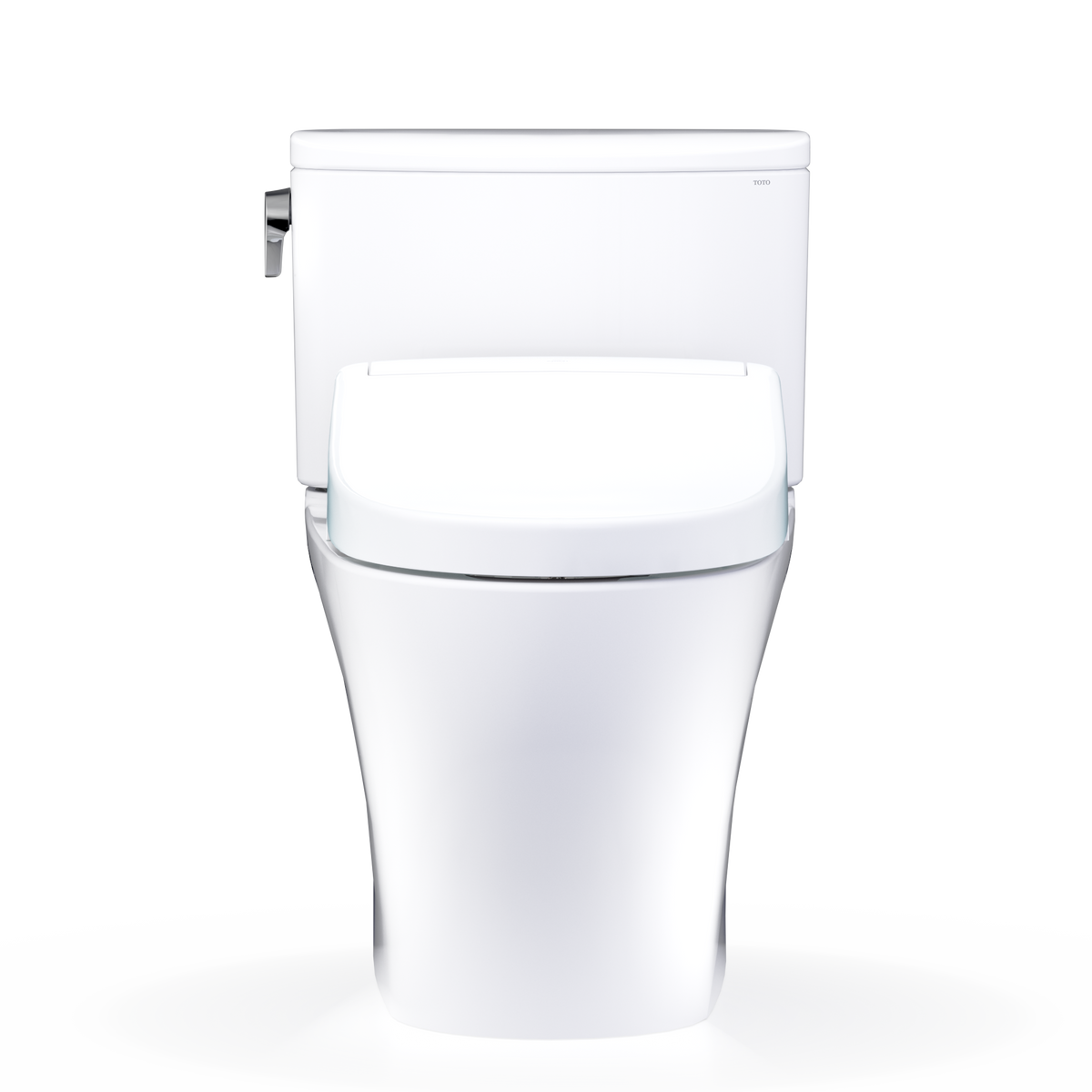 TOTO Nexus WASHLET+ S5 Two-Piece Elongated 1.0 GPF Universal Height Toilet with CEFIONTECT MW4423446CUFG#01