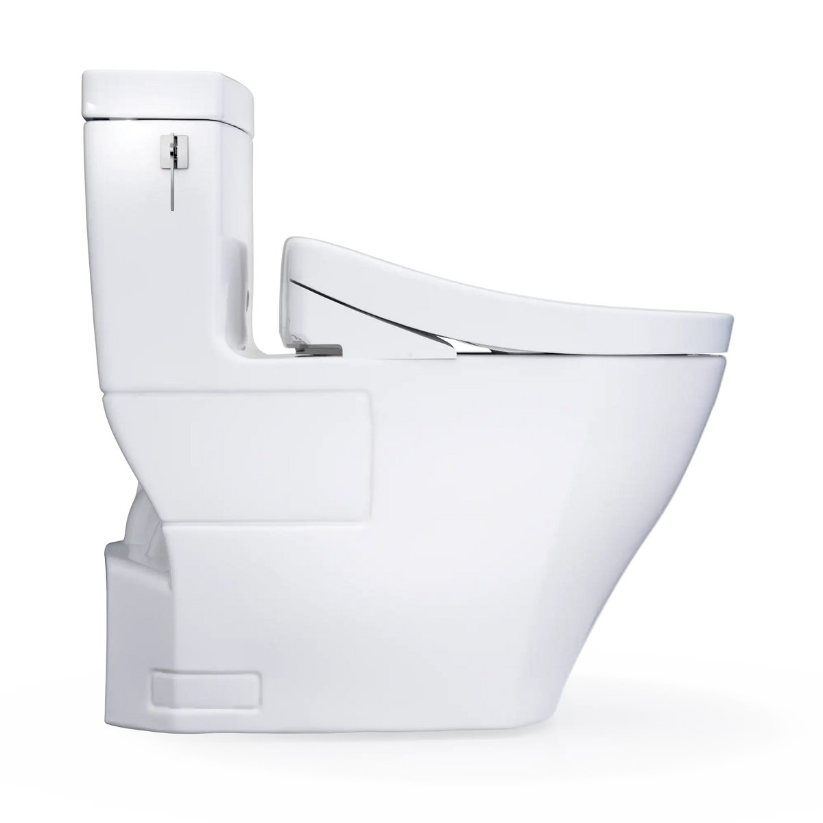 TOTO Aimes One-Piece 1.28 GPF Universal Height Toilet with S5 Bidet Seat MW6263446CEFG#01