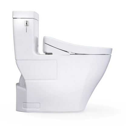 TOTO Aimes One-Piece 1.28 GPF Universal Height Toilet with S5 Bidet Seat MW6263446CEFG#01