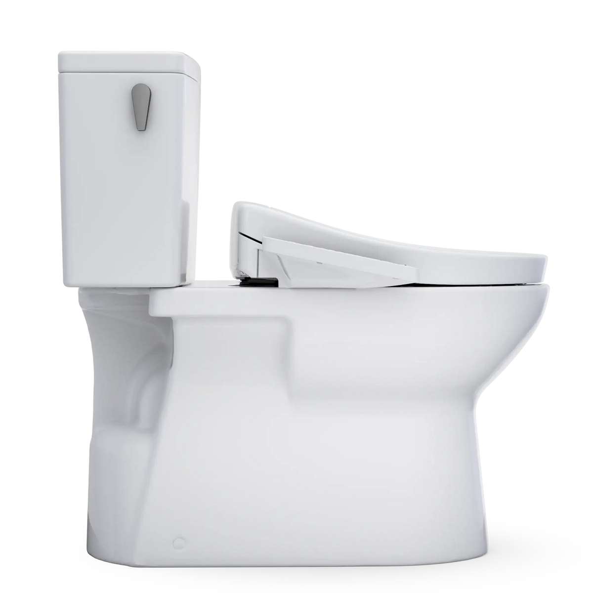 TOTO Glaston 1G WASHLET+ S2 Two-Piece Elongated 1.0 GPF Universal Height Toilet MW4723346CUFG#01