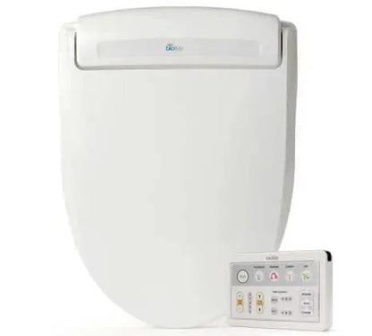 Bio Bidet BB-1000 Supreme Bidet Toilet Seat With Remote, Strong Wash, Heated Seat and Pulsating Wide Cleaning - EverFlow Bidets
